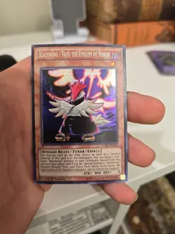 Blackwing - Vayu the Emblem of Honor LC5D-EN118 1st Edition Secret Rare Holo LP - Image 1