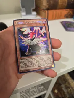 Blackwing - Vayu the Emblem of Honor LC5D-EN118 1st Edition Secret Rare Holo LP - Image 2