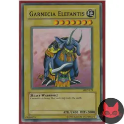Yugioh Garnecia Elefantis MRD-125 Super Rare NM - Image 1