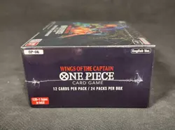One Piece TCG Sealed Booster Box Wings Of The Captain OP-06 Bandai + Case - Image 4