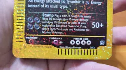 2002 TYRANITAR eReader Expedition Glitter Holo Jumbo BOX TOPPER Promo Card 3/12 - Image 3