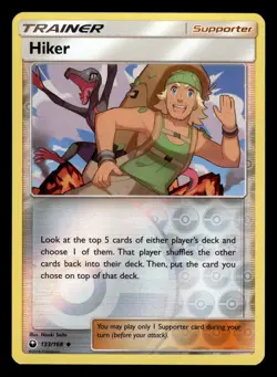 Hiker 133/168 Reverse Holo S&M Celestial Storm Pokemon Card - Image 1