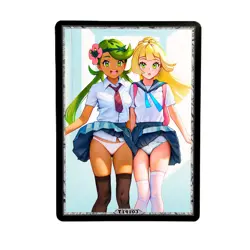 LILLIE MALLOW Waifu Anime Card MANGA Goddess Story T14103 - Image 1