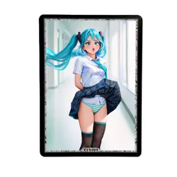 HATSUNE MIKU Waifu Anime Card MANGA Goddess Story T14104 - Image 1