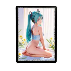 HATSUNE MIKU Waifu Anime Card MANGA Goddess Story T14097 - Image 1