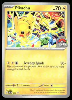 Pikachu - (World Championship 2025) Promo SV: Scarlet & Violet Promo Cards 225 - Image 1