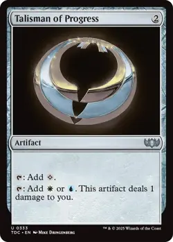 MTG Tarkir: Dragonstorm Commander - Talisman of Progress - Image 1