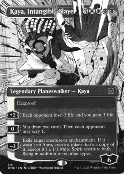 Kaya, Intangible Slayer (Borderless) Phyrexia: All Will Be One Normal NM 341 - Image 1