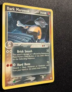 Pokemon EX TEAM ROCKET RETURNS #7/109 Dark Marowak Holo ENG SWIRL Near Mint - Image 5