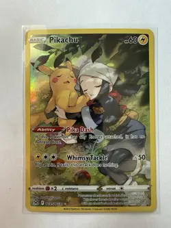 Pokemon TCG Pikachu TG05/TG30 Lost Origin Trainer Gallery Ultra Rare Holo - Image 1