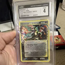 Pokemon Charizard Star Holo CGC 4 Ultra Rare EX Dragon Frontiers 100/101 - Image 1
