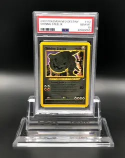 Pokemon Shining Steelix Neo Destiny 112/105 PSA 10 Gem Mint Holo - Image 1