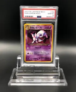 Pokemon Dark Espeon Japanese Neo 4 No. 196 PSA 10 Gem Mint Holo Neo Destiny - Image 1