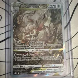 Pokemon Hisuian Zoroark VSTAR Ultra Rare Full Art Holo Crown Zenith GG56/GG70 - Image 1