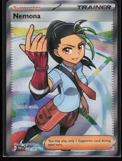 Nemona 229/091 Ultra Rare SV: Paldean Fates Pokemon TCG NM - Image 1