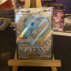 Pokemon Mew EX Scarlet Violet: Paldean Fates 216/091 Holo Shiny Ultra Rare NM - Image 3