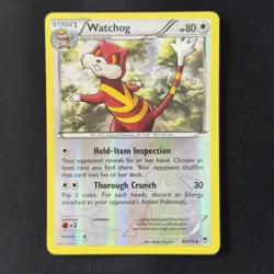 Watchog 85/111 Reverse Holo Uncommon XY Furious Fists 2014 Pokemon English - Image 1
