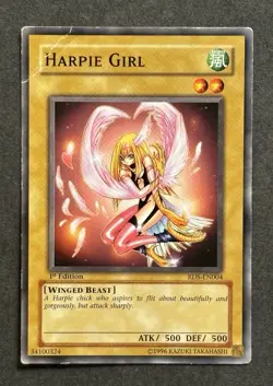 Yu-Gi-Oh! TCG Harpie Girl RDS-EN004 1st Edition Winged Beast 500/500 - Image 1
