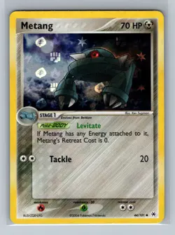 Pokemon Card - Metang 44/101 - EX Hidden Legends - Holo - Image 1