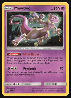 Mewtwo - SM214 - Holo - SM Black Star Promos - Pokemon Card - Image 1
