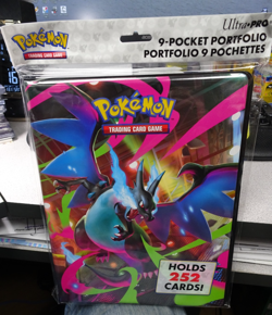 Pokemon Mega Evolution Phantasmal Flames 9 Pocket Portfolio Holds 252 Cards! NEW - Image 1