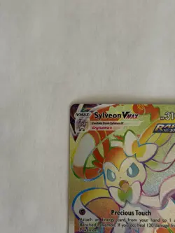 Pokemon TCG Sylveon VMAX Rainbow Secret Rare Card 2021 Evolving Skies 211/203 - Image 2