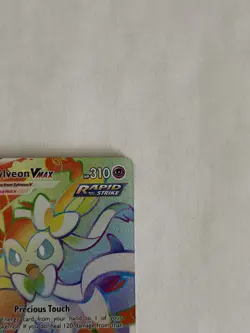 Pokemon TCG Sylveon VMAX Rainbow Secret Rare Card 2021 Evolving Skies 211/203 - Image 3