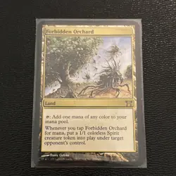 MTG Magic The Gathering Forbidden Orchard Champions of Kamigawa Regular - Image 1