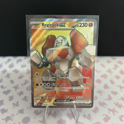 Pokemon TCG Regirock EX Destined Rivals Full Art Card 214/182 Near Mint - Image 1
