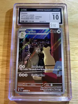 Persian 078/064 Illustration Rare - Shrouded Fable - Pokemon TCG - Image 1
