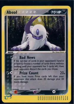 Pokemon EX DRAGON - #1/97 Absol - Holo - ENG - Near Mint - Image 1