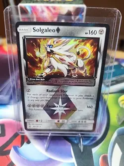 Pokemon TCG Solgaleo Prism Ultra Prism 89/156 Reverse Holo Holo Rare - Image 1