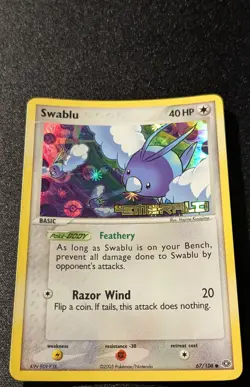 Pokemon EX EMERALD - #67/106 Swablu - Reverse Holo - ENG - Near Mint/Mint - Image 4