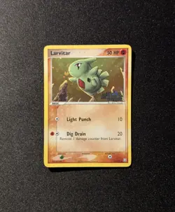 Pokemon EX TEAM ROCKET RETURNS - #63/109 Larvitar - Reverse Holo - ENG - NM+ - Image 3