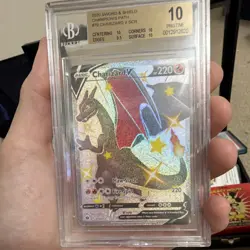 Pokemon Charizard V Secret Rare Holo BGS 10 Champions Path 79/73 - Image 1
