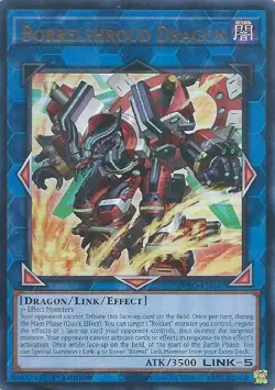 Yugioh! Borrelshroud Dragon - BPRO-EN047 - Ultra Rare - 1st Edition Near Mint, E - Image 1