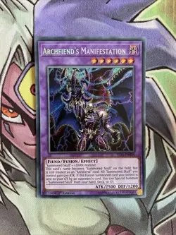 Archfiend's Manifestation - FIGA-EN034 - Secret Rare - 1st Edition - Yugioh EURO - Image 1