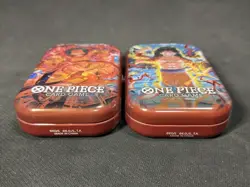 One Piece TCG Sealed x2 Tin Pack Set Vol.1 OP-10 x2 Inside Bandai Ultra Rare - Image 2