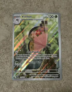 [ NM ] Vivillon 193/191 Surging Sparks Holo Pokemon Card - Image 1