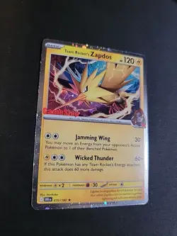 Team Rocket's Zapdos (Gamestop Exclusive) 070/182 Miscellaneous Cards & Products - Image 2