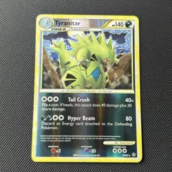 Tyranitar 26/95 Unleashed Reverse Holo Rare Card LP-NM - Image 1