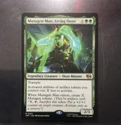Magic The Gathering Mutagen Man Living Ooze 124 Ignatius Budi 2/3 Card Stock - Image 1