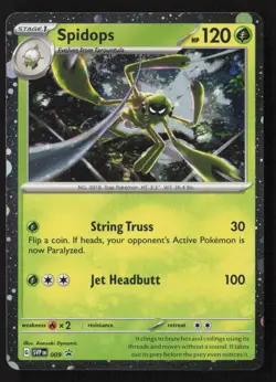 Spidops Promo Cosmos Holo SVP 009 NM Pokemon TCG - Image 1