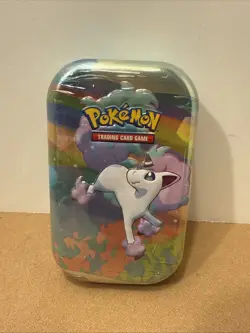 One 2020 Pokemon TCG Galar Pals Mini Tin Ponyta Art A20 New Factory Sealed - Image 1