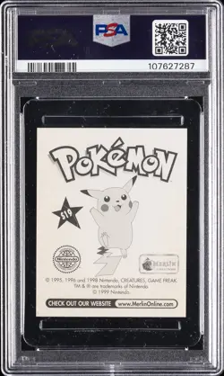 1999 MERLIN POKEMON #S19 SCYTHER-PRISM PSA 8 - Image 2