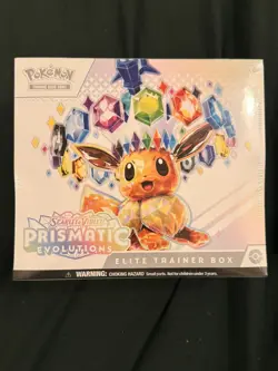 POKEMON Prismatic Evolutions Elite Trainer Box, Sealed Box - Pokemon TCG - Image 1