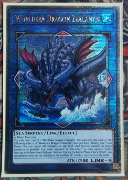 Worldsea Dragon Zealantis Yu-Gi-Oh! RA04-EN082 1st Quarter Century Secret Rare - Image 1