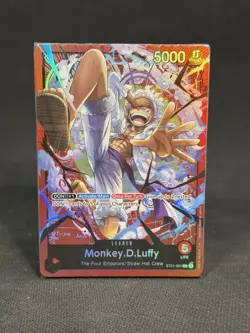 One Piece TCG Sealed Starter Deck Monkey.D.Luffy ST21-001 L English Ultra Rare - Image 1