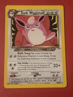 Pokemon Card Vintage Rare Dark Wigglytuff Neo Destiny 40/105 WotC LP/MP - Image 1