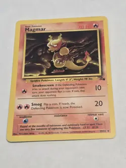 Pokemon Card WOTC TCG 1999 Vintage Fossil Magmar 39 / 62 - Image 1